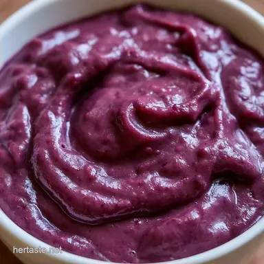 Ube Halaya with Coconut Milk