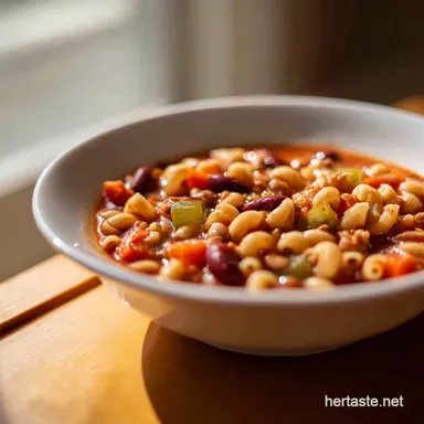 Copycat Olive Garden Pasta e Fagioli for 6 Servings