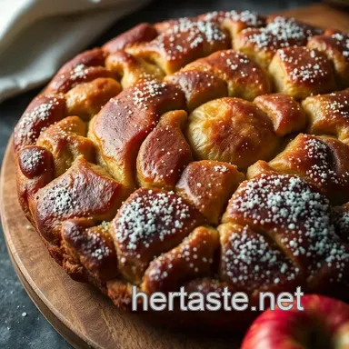 How to make my Grandmother's country apple fritter bread: A Delicious Treat! Recipe Card