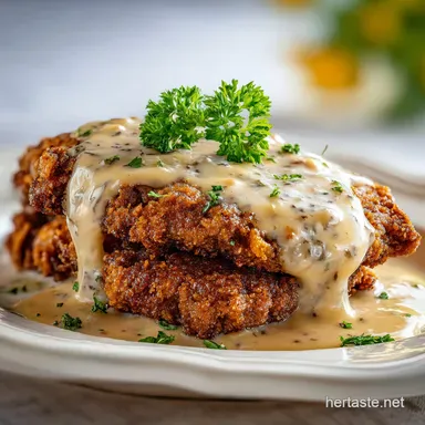 Country Fried Steak Recipe Ready in 30 Min Recipe Card