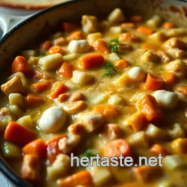 Cozy Chicken Pot Pie Casserole: Easier Than Grandma's! Recipe Card