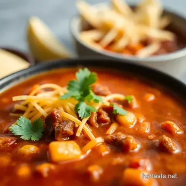 Hearty Taco Soup Recipe Quick Easy Oh So Cozy Recipe Card