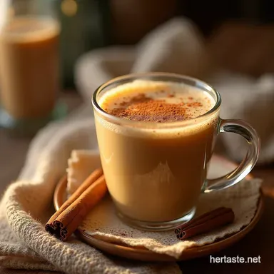 The Ultimate Cozy Cuppa Homemade Vanilla Cinnamon Milk Tea Recipe Card