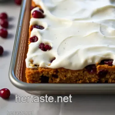 Easy Cranberry Bliss Bar Recipe: A Festive Delight with Creamy Frosting Recipe Card