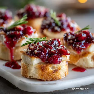 Cranberry Brie Bites Recipe: Crispy Puff Pastry