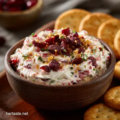 Cranberry Jalapeno Cream Cheese Dip: Easy Sweet Spicy Holiday Appetizer Recipe Card
