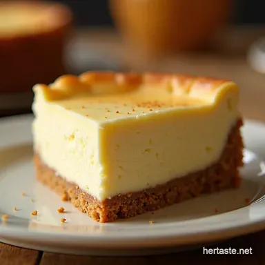 The Ultimate Creamy Baked New York Cheesecake Recipe Recipe Card