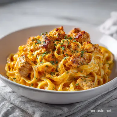 Buffalo Chicken Pasta in 30 Minutes: A Creamy Weeknight Dinner Recipe Card