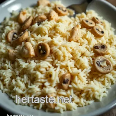 Comforting Chicken Rice and Cream of Mushroom Soup: A Family Favorite Recipe Card