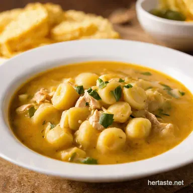 Olive Garden Chicken Gnocchi Soup Copycat Recipe Card