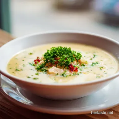 Chicken Potato Soup in 45 Minutes with Seared Chicken Recipe Card