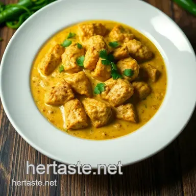 Family-Favorite Curry Recipes with Coconut Milk: Creamy Chicken Delight Recipe Card