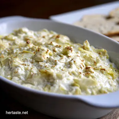 Creamy Artichoke Dip My GoTo Party Appetizer Recipe Card