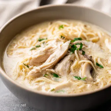 Creamy Chicken Ramen Easy Comfort in a Bowl Recipe Card
