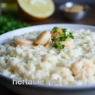Easy Creamy Garlic Shrimp Risotto Recipe: A Family Favorite! Recipe Card