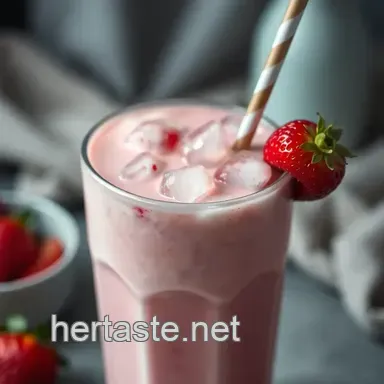 Easy Homemade Strawberry Frappuccino – Creamy, Fresh & So Refreshing Recipe Card
