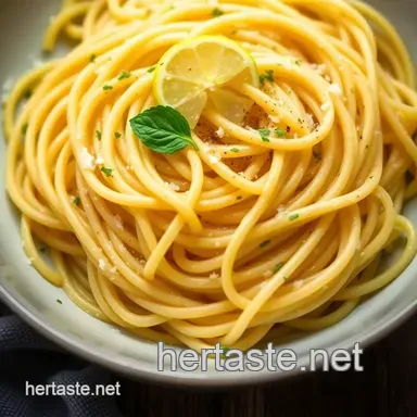 My Favorite Easy Lemon Butter Pasta Recipe for Bright, Zesty Flavors Recipe Card