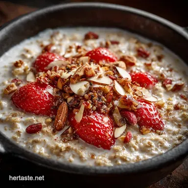 Low Carb Keto Oatmeal The Ultimate Creamy NoOats Porridge Recipe Card