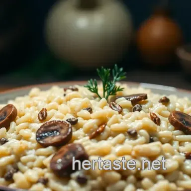Creamy Mushroom Risotto: Easy Risotto Rice Recipe