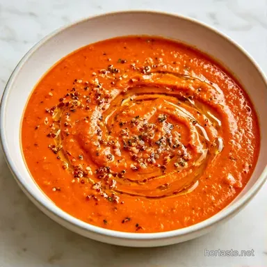 Creamy Tomato Quinoa Soup with Coconut Milk Recipe Card