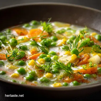 Spring Vegetable Soup: Easy, Creamy, and Ready in Just 45 Mins Recipe Card