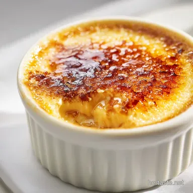Ice Cream Maker Recipes: Ultra-Rich Cr&egrave;me Br&ucirc;l&eacute;e Custard Recipe Card