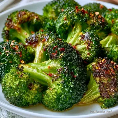 Air Fried Broccoli in 13 Minutes Recipe Card