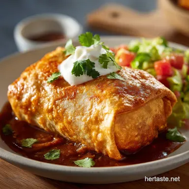 AirFried Chimichanga: Crispy Perfection in the Air Fryer Recipe Card