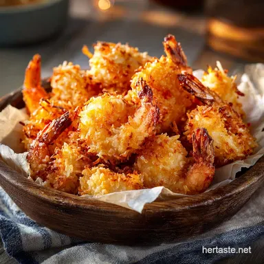 Air Fried Coconut Shrimp: The Golden Crunch Recipe Recipe Card