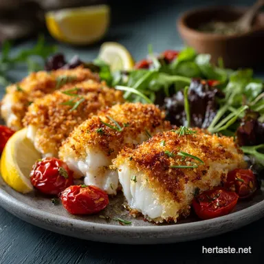 Air Fryer Cod: 15-Minute Crispy Panko Fillets Recipe Card