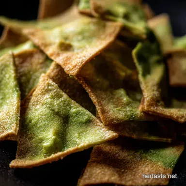 Crispy Avocado Chips The GuiltFree Snack You Need Recipe Card