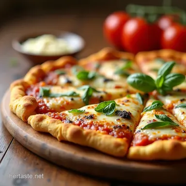 Cauliflower Crust Pizza Recipe Crispy GuiltFree Recipe Card