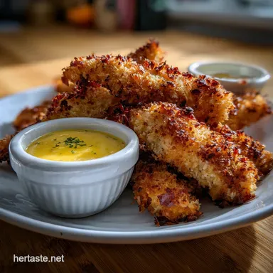 Coconut Chicken Fingers Recipe: Ultra-Crispy & Tender Recipe Card