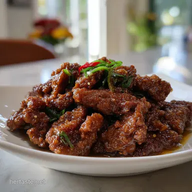 Crispy Ginger Beef: Shatter-Crispy Glaze Recipe Card
