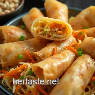 Crispy Homemade Egg Rolls: Discover Egg Roll Nutritional Facts Recipe Card