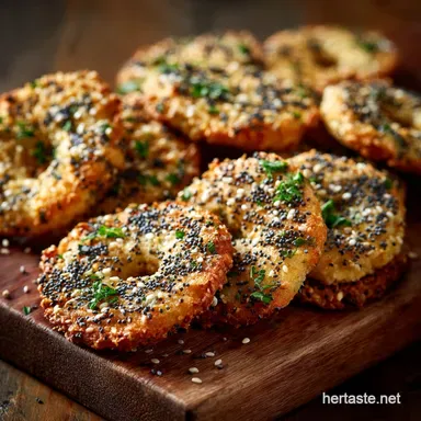 Foolproof Crispy Keto Everything Bagel Crackers Recipe Recipe Card