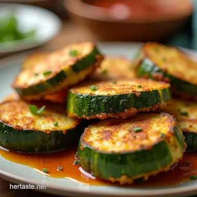 Crispy Easy Pan Fried Zucchini A 15Minute Delight Recipe Card