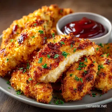 Ultimate Crispy Air Fryer Chicken Tenders The Panko Secret Recipe Card