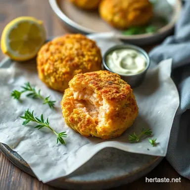 Crispy Salmon Croquettes Recipe: Lemon-Dill Aioli Bliss! Recipe Card