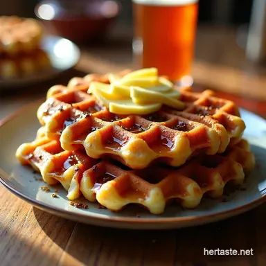 Ube Waffles Recipe Crispy Filipino Sunshine in Every Bite Recipe Card