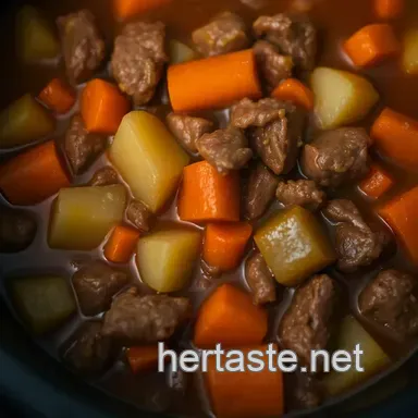 Crock Pot Beef and Vegetable Stew: A Hearty Comfort Bowl presentation
