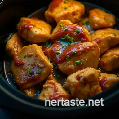 Crock Pot Honey Garlic chicken thighs in crock pot: Dinner WIN! Recipe Card
