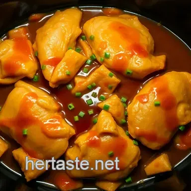 Crock Pot Honey Garlic chicken thighs in crock pot: Dinner WIN!