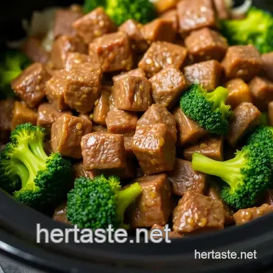 Crockpot Beef & Broccoli: Better Than Takeaway! Recipe Card