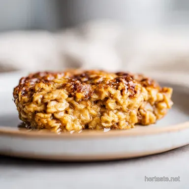 Baked Oatmeal Recipe for 6 Servings Recipe Card