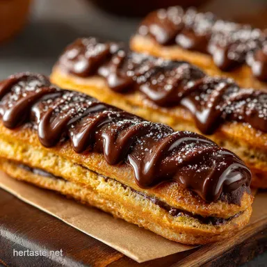 Decadent Classic Eclairs Master the My Ooh La La Recipe Recipe Card