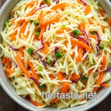 Easy & Delicious Creamy Coleslaw Recipe: My Family's Favourite Side Recipe Card