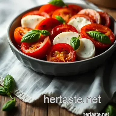 Easy & Delicious Mozzarella Caprese: A Fresh Italian Classic Recipe Card