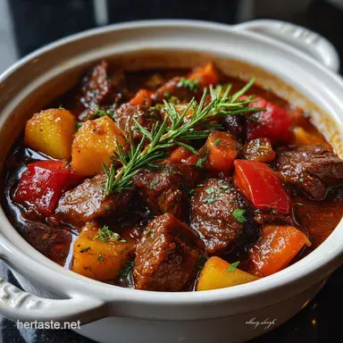 Dutch Oven Recipe with Beef Stew: Slow-Cooked Tenderness Recipe Card