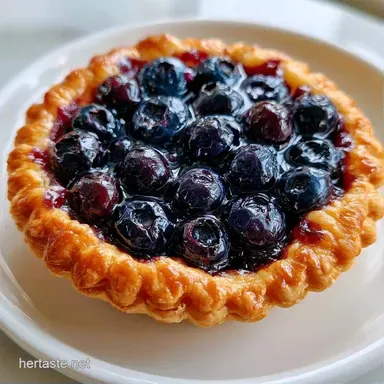 Easy Blueberry Galette for 6 Servings Recipe Card